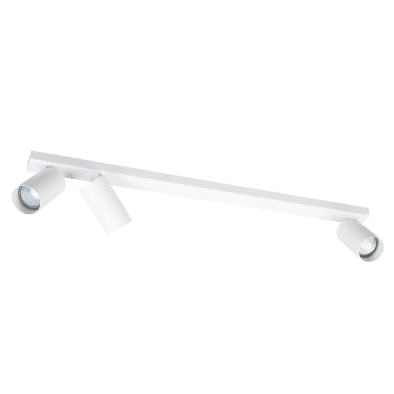 Deckenspot GU10 3-flammig verstellbar 70 cm Weiß Top-Preis