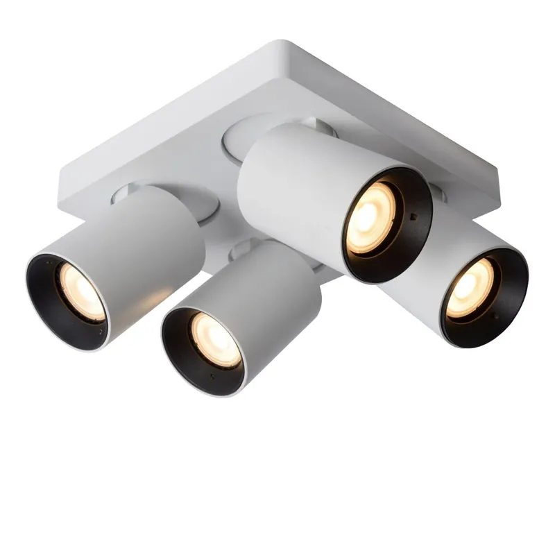 Deckenstrahler verstellbar Aluminium Weiß GU10 2200 K Direkt Vom Hersteller