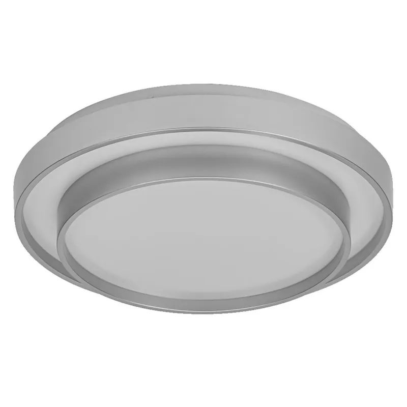 LED Deckenleuchte Silber Metall 3000K Ø38,5cm OSRAM Super-Preis