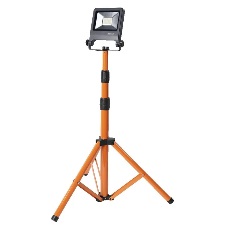 LED Lampe schwenkbar flexibel Orange Metall IP65 175 cm Echt
