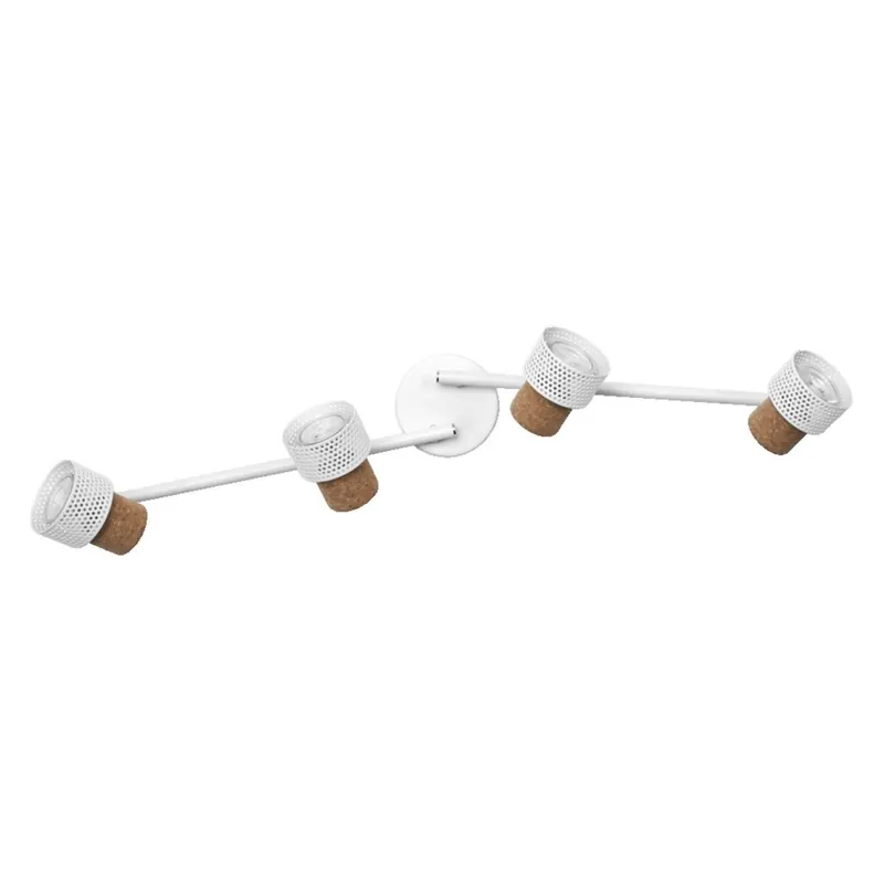 Bestpreis Deckenstrahler flexibel Weiß Kork GU10 L:81,3 cm OSRAM