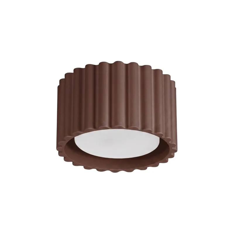 Deckenlampe Aluminium Braun GX53 Ø10 cm wohnlich Neue Kollektion