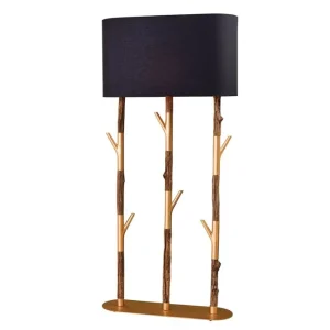 Saisonangebot Stehlampe mit Haken 154 cm Holz Stoff E27 Modern HEDDA