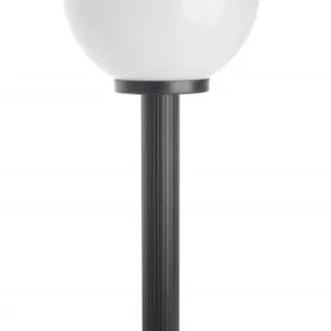 Begrenztes Angebot Wegeleuchte Stahl Schwarz Weiß E27 IP43 H:80 cm