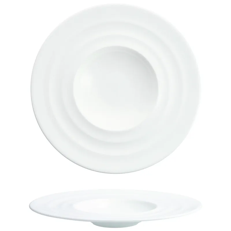 Preisreduziert Gourmetteller tief breite Fahne 300 mm / 0,29 l weiß Cielo