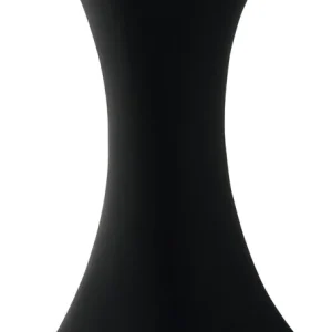 Tischplattenbezug "Stretch" ø 70 cm schwarz Echt
