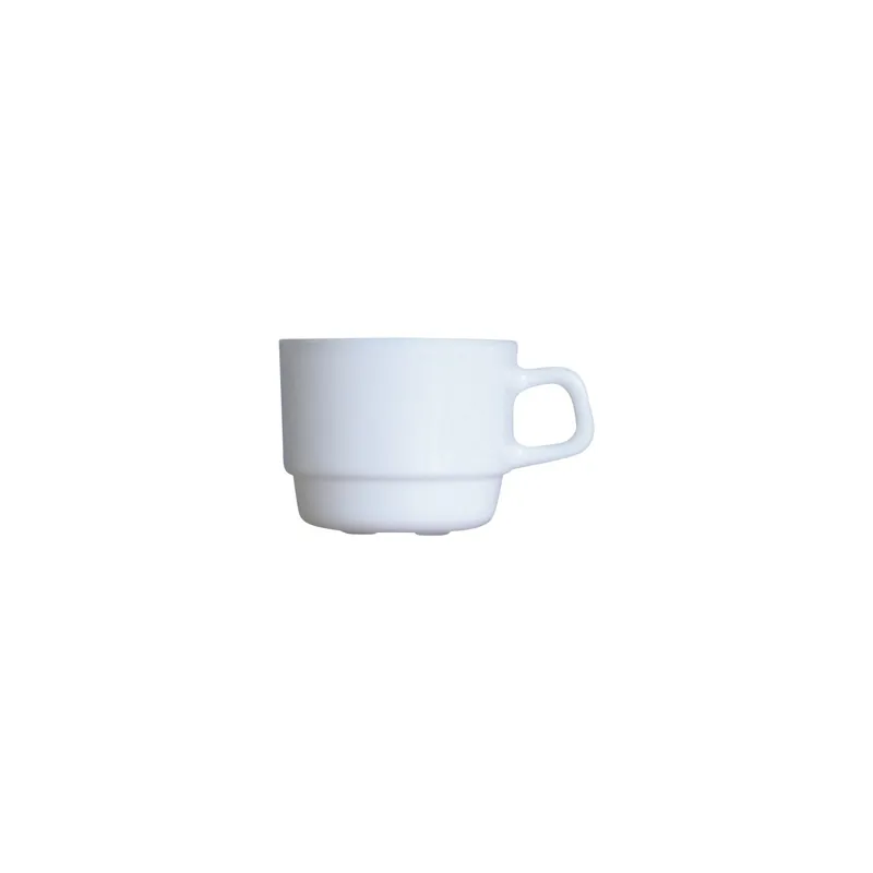 Tasse stapelbar 78 mm / 0,19 l uni weiß Finale Aktion
