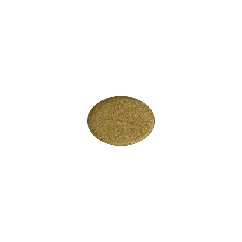 Coupplatte oval 118 x 88 mm olive Neue Ware