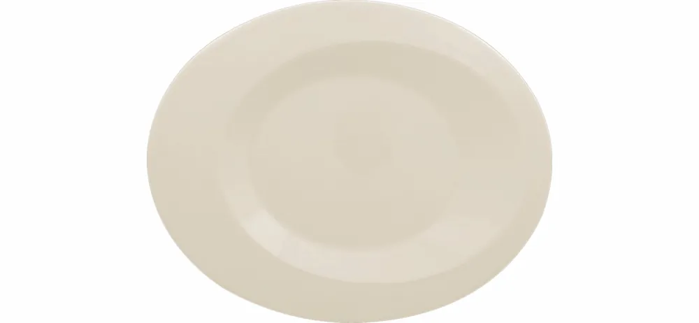 Teller oval 250 x 200 mm crème Neuheit