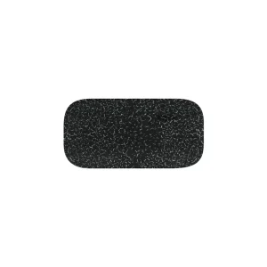 Platte rechteckig 220 x 110 mm schwarz Zertifiziert