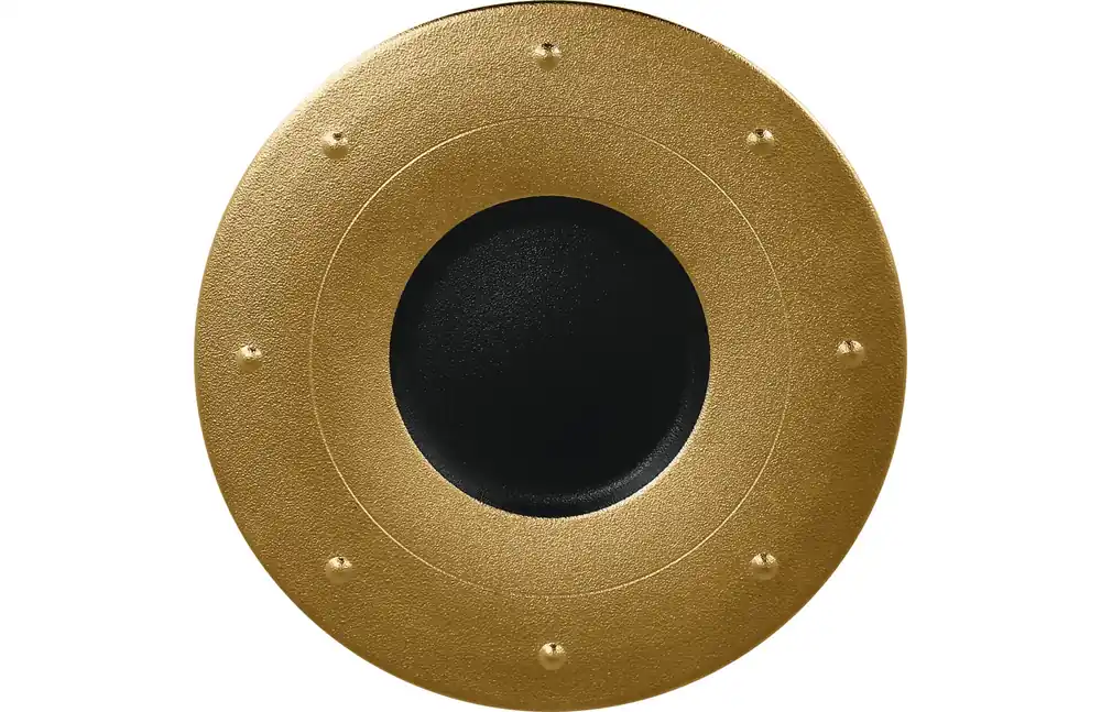 Teller rund 280 mm gold Markenprodukt