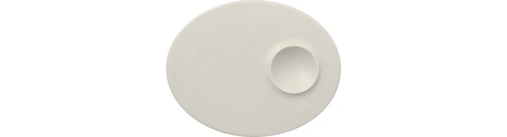 Neuheit Teller oval 180 x 110 mm sand Neofusion