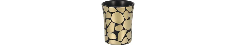 Tasse ohne Henkel 60 mm / 0,09 l schwarz / gold Versand Am Gleichen Tag
