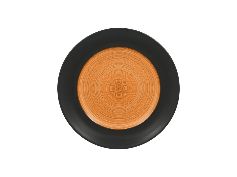 Nur Für Kurze Zeit Teller flach rund 270 mm chestnut-brown