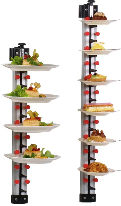 Top-Angebot Tellerstapelsystem PLATE MATE Wandmodell bis 6 Teller / H=570 mm