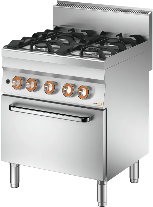 Preisreduziert Gas-Herd, 4 Brenner, mit Gas-Backofen