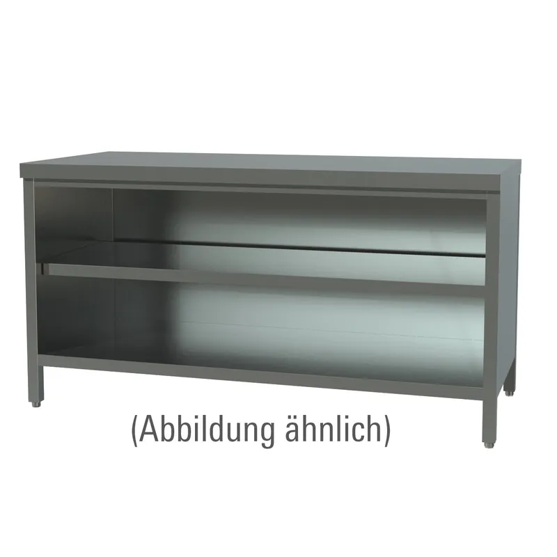 Direktkauf Arbeitsschrank offen ohne Aufkantung 800 x 700 x 850 mm
