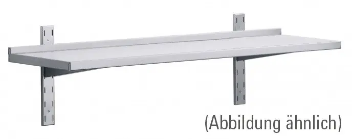 1 Wandbord mit Wandkonsolen 30 mm Aufkantung 1800 x 300 mm Nur Heute