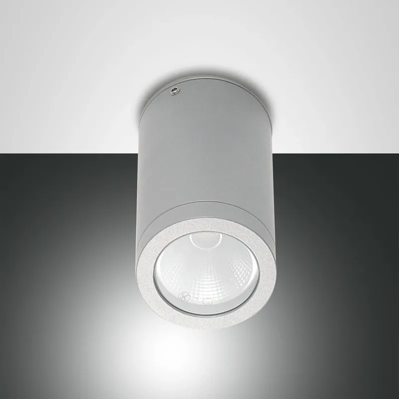 Echt LED Spot Uma für den Außenbereich, IP54, silber