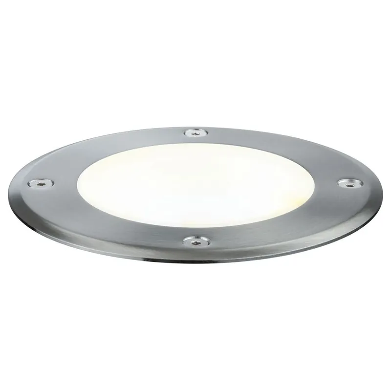 Paulmann Plug & Shine LED Bodeneinbauleuchte in silber 6W 20° IP67 warmweiß schwenkbar 140mm Meistverkauft
