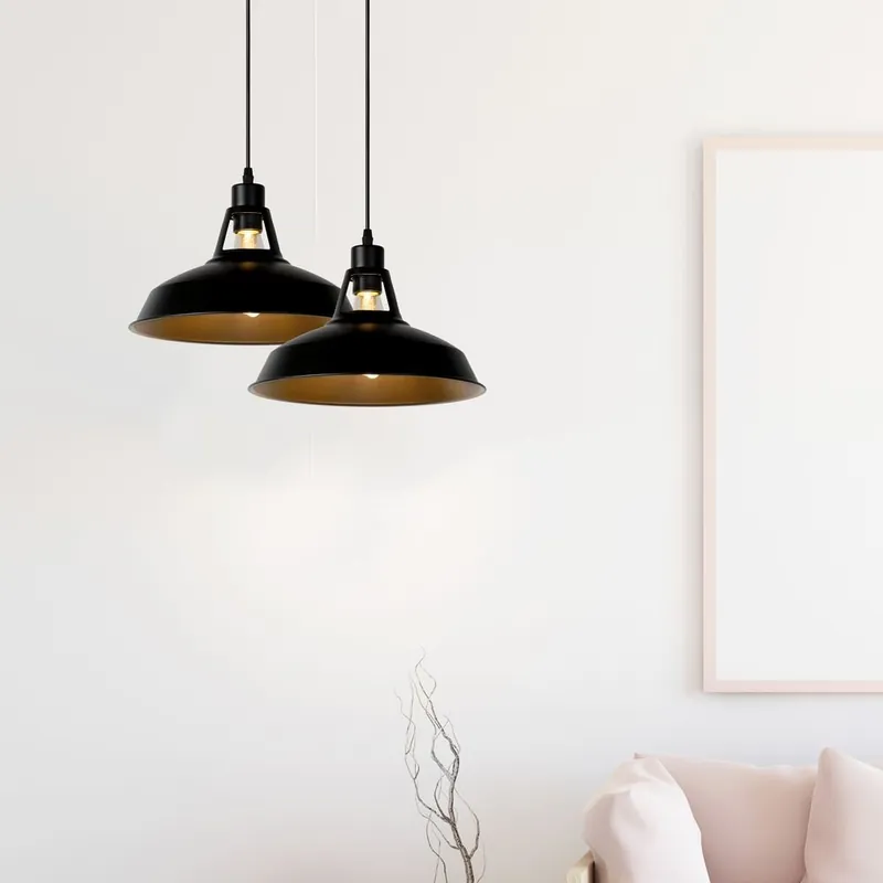 Pendelleuchte Brassy, E27, D 310mm, schwarz Schnäppchen