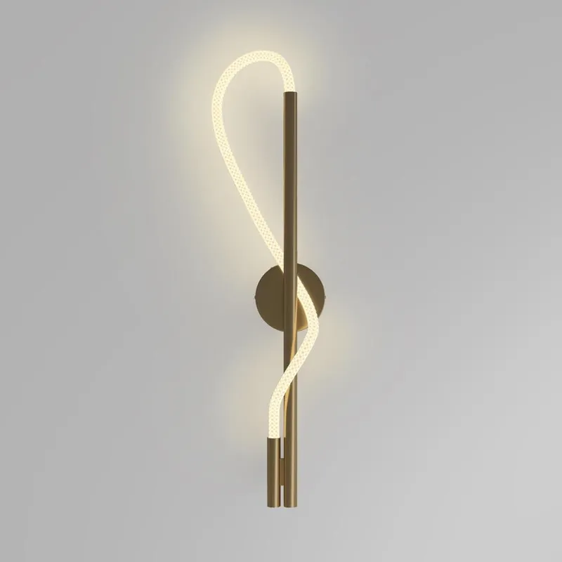 Letzte Chance LED Wandleuchte Tau in Gold 13W 600lm