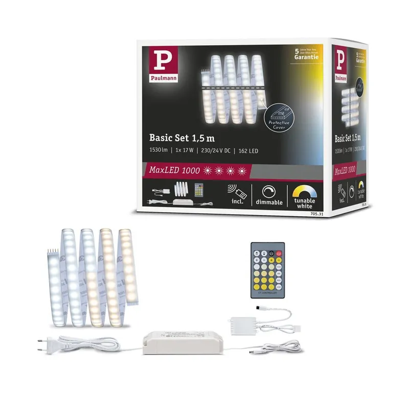 MaxLED 1000 Lightstrip in Silber IP44 Saisonangebot