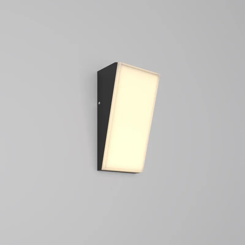 Neu Im Sortiment LED Wandleuchte Brick in Graphit und Weiß 10W 1100lm IP54