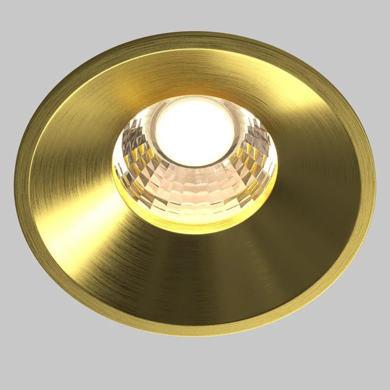 Begrenztes Angebot LED Einbauleuchte Round in Messing