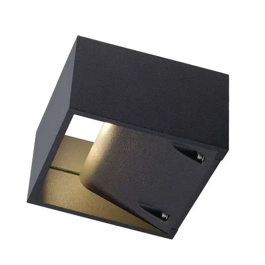 Ausverkauf Logs Wandleuchte Square LED IP44 Anthracite - SLV