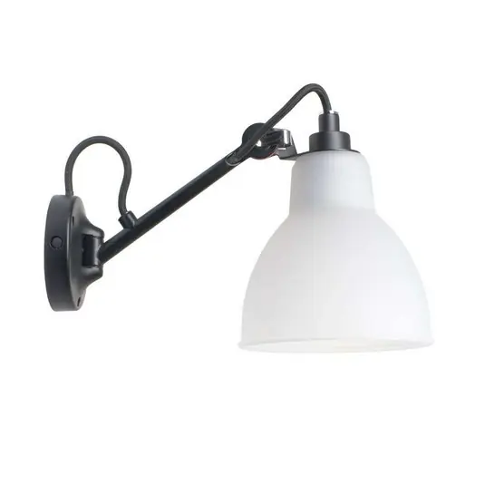 104 Wandleuchte Schwarz/Polycarbonat - Lampe Gras Top-Angebot