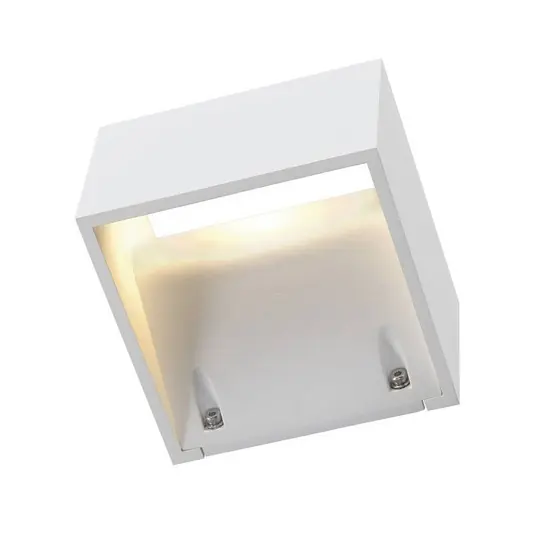 Logs Wandleuchte Square LED IP44 White - SLV Preis Gesenkt
