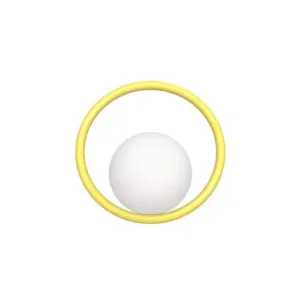 Hula Hoop Wandleuchte Sunshine Yellow - Swedish Ninja Preisknaller