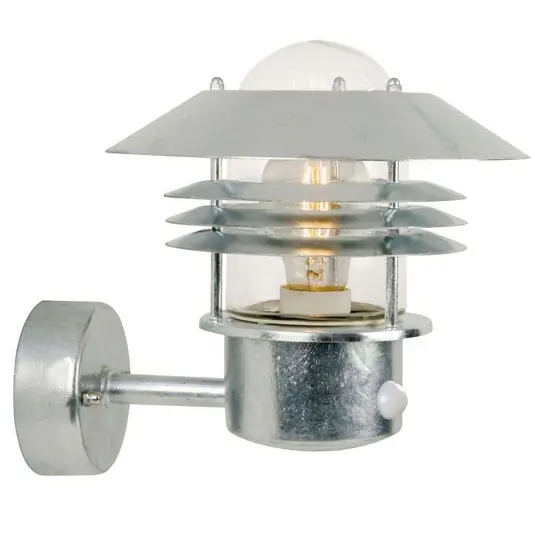 Preiswert Vejers Wandleuchte w/Sensor Galvanised - Nordlux