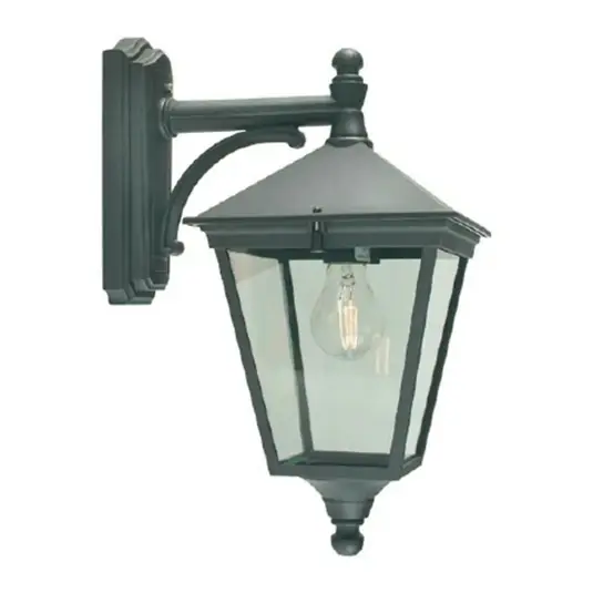 Saisonangebot London Down Außenwandleuchte Klein Schwarz - Norlys