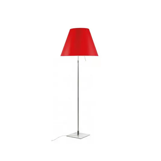 Costanza Stehleuchte m/Dimmer Alu/Primary Red - Luceplan Jetzt Kaufen
