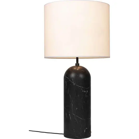 Begrenztes Angebot Gravity XL Low Stehleuchte Black Marble/White - GUBI