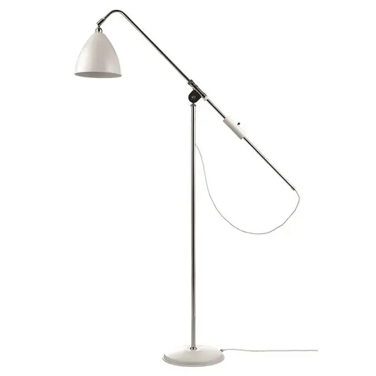 Bestlite BL4 Stehleuchte Ø21 Chrom/Matt Weiß - GUBI Preis Gesenkt