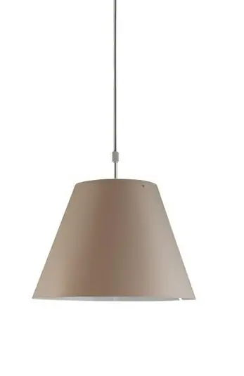 Expressversand Costanza Pendelleuchte Shaded Stone - Luceplan