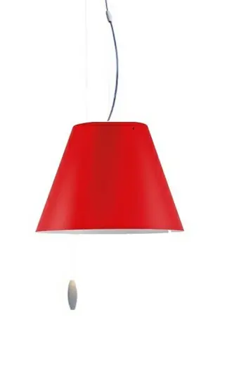Markenware Costanzina Pendelleuchte Primary Red - Luceplan