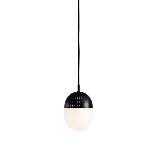 Dot Pendelleuchte M Schwarz/Opal - Woud Schnäppchen