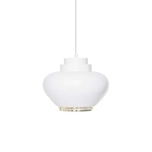 A333 Turnip Pendelleuchte White/Brass - Artek Mega-Angebot