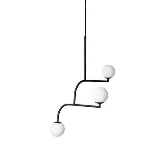Geprüft Mobil 70 Pendelleuchte Black/Opal - Pholc