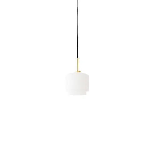 Heißes Angebot Megumi Pendelleuchte, Ø 18 cm, messing/opal