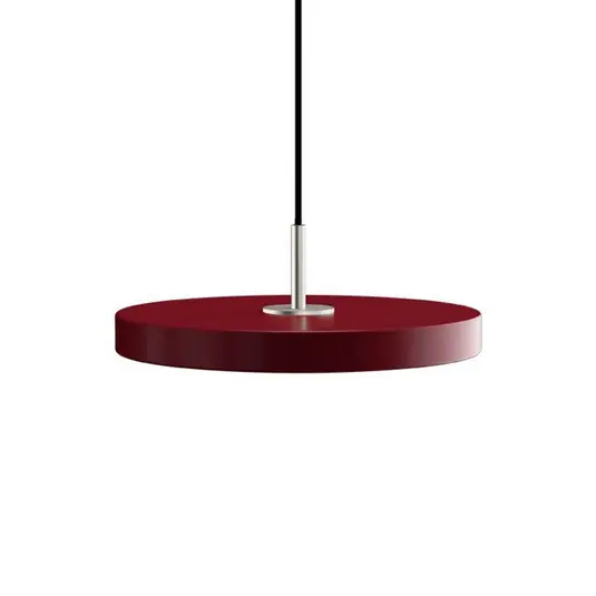 Neu Asteria Pendelleuchte Mini Ruby Red/Steel Top - UMAGE
