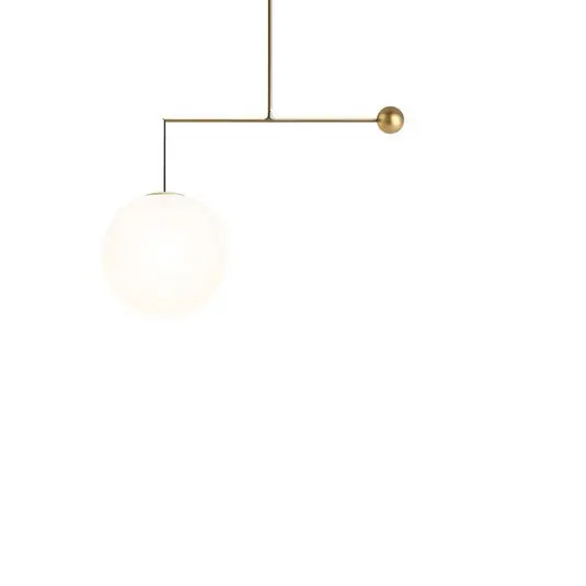 Sonderangebot Malamata Pendelleuchte Ø48 Brass - Luceplan
