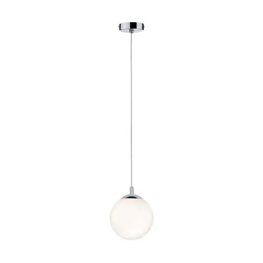 Globe Pendelleuchte IP44 Satin/Chrom - Paulmann Must-Have