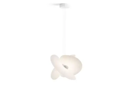 Preisknaller Levante Pendelleuchte Small Matt White/White - Luceplan