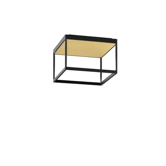 Reflex 2 LED-Deckenlampe, schwarz/gold - Serien Lighting Preis Gesenkt