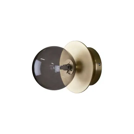 Begrenztes Angebot Art Deco Wand-/Deckenleuchte IP44 Smoke - Globen Lighting